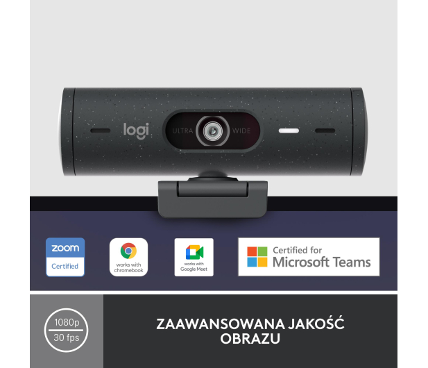 LOGITECH Brio 500 Graphite - 1080203 - zdjęcie 8